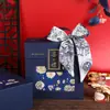 Nueva caja abatible creativa portátil caja de regalo para dama de honor caja de regalo de mano de boda de alta gama caja de dulces caja dura vacía