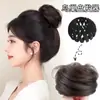 Coque de Pão Ninho de Pássaro Encolhível para Cabelo, Coque de Cabelo Realista, Coque Fofo para o Topo da Cabeça, Ferramenta de Extensão de Cabelo, Pacote de Coques de Cabelo