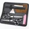 Tijeras de Peluquería de Rango Medio de 6.0 pulgadas, Tijeras para Cortar el Cabello, Tijeras Planas, Tijeras para Flequillo, Tijeras Entresacadoras, Tornillo Blanco 6H