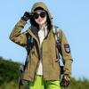 Chaqueta Impermeable de una Capa para Exterior para Hombres y Mujeres, Cortavientos Fina para Pareja para Viajes y Montañismo, Primavera y Otoño