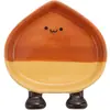 Pratinho super fofo para molho para uso doméstico, cerâmica, alto valor estético, estilo fofo, prato para comida seca, prato para tempero, prato para ketchup, prato para molho de soja