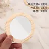 Espejo con Mango de Madera Espejo de Maquillaje Portátil Material de Intercambio para Conciertos Bolsa de Regalo Pequeña Espejo Pequeño LOGOTIPO Publicitario