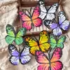 Venta al por mayor del fabricante Zapatos de Mariposa Simulada Sombrero de Flores Flor DIY Pasador de Pelo Pasador Material de Flor Decoración Libro Rojo Pequeño Mariposa Estéreo 3D