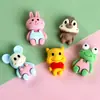 Botones de resina para ropa infantil dibujos animados lindos moda botones decorativos niños hecho a mano suéter Oso conejo patito hebilla
