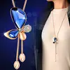Cadena Larga para Suéter, Collar de Lujo Ligero y de Alta Gama para Mujer, Accesorio de Borla Moderno y Versátil, Colgante Simple de Perla que No se Desvanece