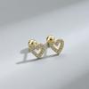 Pendientes preciosos de Corea del Sur con temperamento, totalmente incrustados con diamantes de colores, diseño de nicho, pendientes de alta calidad