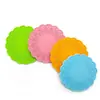 Posavasos de PVC de Color Caramelo Personalizados de Fábrica, Aislamiento de Goma Suave, Manteles Individuales Impermeables y Antideslizantes, Salvaplatos, Artículos para el Hogar