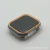 Funda Protectora Half Pack Luminosa para Apple Watch iwatchs10 Estuche con Marco Hueco Ultra49 Transparente S7