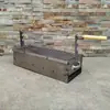 Pierna de cordero asada estufa camping pierna engrosada estufa barbacoa de carbón cuchillo y tenedor hogar comercial cordero asado exterior grande giratorio