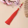 Fecho Lagosta Tassel de Bambu Pingente Vertical Pequeno Tassel Pente Acessórios de Tassel para Roupas Estilo Antigo