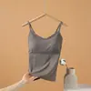 Uma geração de camisola de seda gelada para cabelo feminina de verão com bojo nas costas bonitas sutiã tubo de mama enrolado peça única copo fixo lingerie feminina