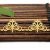 Fornecedor Vários Estilos Peça de Flor Oca de Cobre Puro Peça de Flor de Joia Vintage Acessórios de Penteado Estilo Antigo Venda Direta da Fábrica