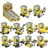 Rompecabezas Educativo Infantil Piezas Pequeñas Camión de Bomberos Compatible con Modelo Militar Bloque de Construcción Juguete Coche para Niño Ensamblaje Regalo