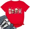 Tallas Europeas Transfronterizas Camisetas Gráficas para Mujer Día de San Valentín Manga Corta