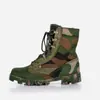 Suministro Transfronterizo de Botas de Combate de Caña Alta Color Arena de Gran Tamaño, Botas del Desierto para Exteriores, Botas Tácticas, Suelas Panama, Botas de Combate con Cremalleras
