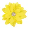 Suministro de comercio exterior 9cm multicapa puntiagudo Flor de Loto tela de gasa hecha a mano con flores de pedrería accesorios para joyería DIY