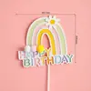 Celebridades da Internet Decoração de Bolo Infantil Enfeites Cachorro de Canela Cachorro de Orelhas Grandes Desenho Animado Primeira Festa de Aniversário Infantil Plug-in Acessórios para Vestir
