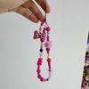 Cadena para Teléfono Móvil de Cuentas Nueva 2024 Colgante de Moño Lindo Joyería Colgante CCD de Cámara Cadena Colgante para Mochila de Mujer