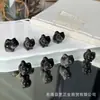 Gato Tsundere Pedra Prateada Acessórios Culturais Pulseira DIY Feita à Mão Acessórios de Joias da Moda T2246
