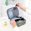 Bolsa de Cosméticos de Viaje Bolsa de Almacenamiento Portátil Viaje Portátil Pequeño para Dama Mini Estuche de Cosméticos Bolsa de Producto Neceser Estéreo