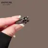 Pinza Pequeña para el Flequillo con Moño de Mini Pedrería, Pinza para Mechas Laterales, Pinza de Pato de Gama Alta para el Cabello