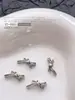 Acessórios Populares Transfronteiriços para Nail Art Laço Branco K, Fitas Versáteis Tridimensionais de Gravata Borboleta de Metal Peças para Decoração de Unhas DIY