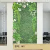 Pared Vegetal Simulada, Pared de Plantas Verdes, Accesorios de Decoración de Fondo de Césped para Exteriores y Interiores