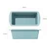Molde de Silicona Transfronterizo Molde para Pan Pastel Resistente a Altas Temperaturas Herramienta para Hornear Bandeja para Hornear Rectangular Tostada DIY Postre