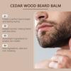 EAST MOON Cera para Cuidado de Barba de Madera de Cedro Crema para Cuidado de Barba de Madera de Cedro para Hombres Barba Nutritiva Fuerte