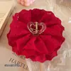 Vacaciones en la playa clip floral de plátano para el pelo pinza de garra floral de dopamina para recogidos en la parte posterior de la cabeza accesorio para el cabello adorno para el pelo