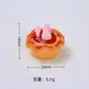 Tarta de Fresa con Mermelada Juguete Alimentario Creativo Hecho a Mano Accesorios DIY Pegamento de Crema Accesorios de Resina Paquete de Materiales Venta al por Mayor