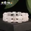 Europeo y Americano Transfronterizo 10x15mm Piedra Natural Cuadrada Redonda Cuentas Separadoras Pulsera de Mano Cuerda de Mano Viaje Diario Venta Directa de Fábrica