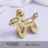 Casa nórdica zakka criativo dourado cerâmica pequenos animais ornamentos decorativos quarto mesa ornamentos atacado