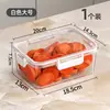 Marmita Compartimentada para Conservar Frescos, Caixa Bento Alimentar, Marmita, Caixa Selada, Caixa de Armazenamento para Geladeira, Recipiente para Freezer com Tampa