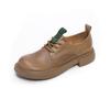 [Precio Especial de Liquidación para Talla 36, Sin Devoluciones ni Cambios] Zapatos de Cuero Genuino para Mujer por 99 Yuan, Bailarinas y Sandalias Retro de Suela Blanda, Liquidación de Tallas Restantes