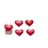 Lindos Macarrones Corazón Dibujos Animados Joyería para Uñas Resina Estéreo Accesorios de Uñas Portátiles Pegamento en Crema DIY Pequeños Accesorios