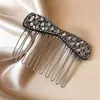 Accesorio para el Cabello de Pedrería con Forma de Lazo para Mujer Sensación de Alta Gama 2026 Nuevas Llegadas Adorno para el Cabello Peine para el Cabello Exquisito Elegante Versátil Accesorio para el Cabello
