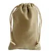Bolsas de terciopelo con cordón, Tablas Gua Sha, Peines de madera, Peines de cuerno, Herramientas de masaje, Empaque para equipo de fitness, Bolsas personalizadas con cordón