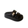 Pantuflas de Plataforma con Suela Gruesa para Mujer, Moda Verano 2026, Sandalias de Deslizamiento Antideslizantes de Gama Alta para Aumentar la Altura