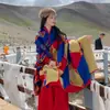 Manto de Viagem Estilo Étnico Noroeste Xale de Tricô Cachecol de Primavera Outono Inverno Manto Cobertor Feminino Xizang Xinjiang