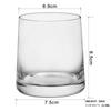 Vaso de Agua de Vidrio Trapezoidal Estilo Nórdico Phnom Penh Escarchado Vaso para Jugo Doméstico Vaso para Enjuague Bucal Vaso Sencillo para Whisky Vino