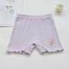 Leggings de verão para meninas, finas, respiráveis, de seda gelada, calças de segurança, duas em uma para crianças, anti-luz, roupa externa, roupa íntima
