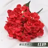 Flores de Hortensia Artificiales, Flores Falsas para Bodas, Accesorios de Flores de Seda al por Mayor, Arte Floral, Flores de Hortensia Rosa de Gama Alta para Bodas Blancas