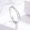 Anéis de Casal Cruz Estrela Mar Oceano Diamante, Unissex, Anéis Tendência Cor de Vidro Combinando, Presente de Aniversário