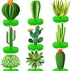 Decoración para Fiesta Temática de Cactus Suministros Decoraciones de Panal de Cactus Mexicano Decoración de Escritorio Bola de Panal Soporte de Exhibición