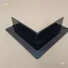 Barreira de Areia para Aquário Camada Única Preta com Entrada de Água Filtro para Areia e Cascalho Acrílico em L de Ângulo Reto