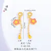 Larga duración no se decolora Oro de arena de Vietnam flor rica cadena de goteo accesorios DIY flor pequeña cadena extendida pulsera collar mujeres