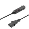 Línea de conexión al encendedor del coche línea de extensión de corriente para limpiador de coche línea de extensión de conexión eléctrica del coche