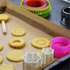 Juego de Horneado Molde para Galletas de Plástico Aro para Mousse Molde para Galletas Herramientas para Hornear Molde para Cortar Verduras y Frutas