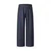 Pantalones casuales para hombre OT de mezcla de lyocell y lino, nueva colección de otoño, estilo recto holgado